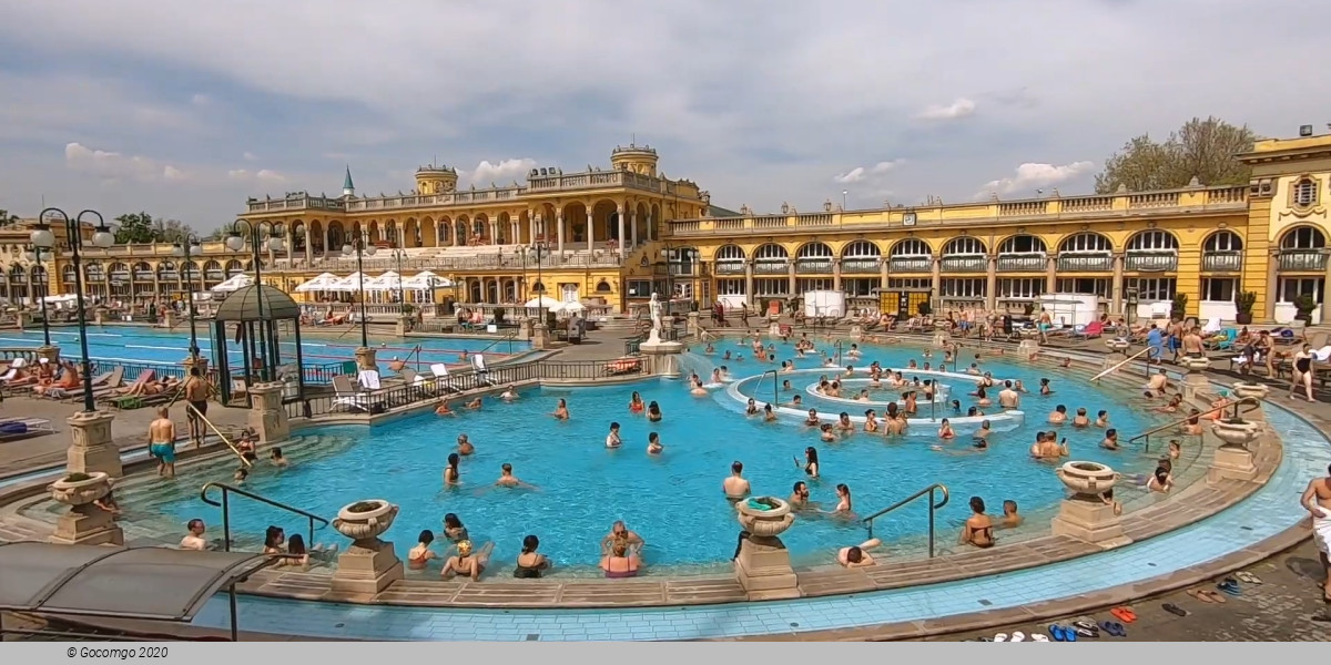 Széchenyi Thermal Bath Skip-the-line Entry Ticket and Palm House Access with Fruits and Cocktail