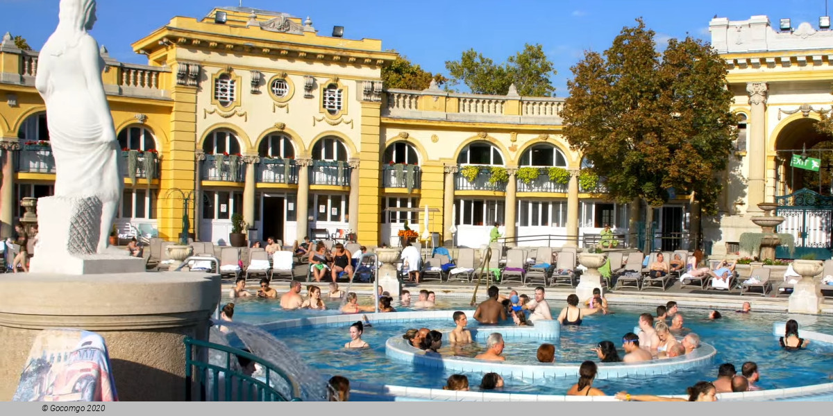 Széchenyi Thermal Bath Skip-the-line Entry Ticket and Palm House Access with Fruits and Cocktail