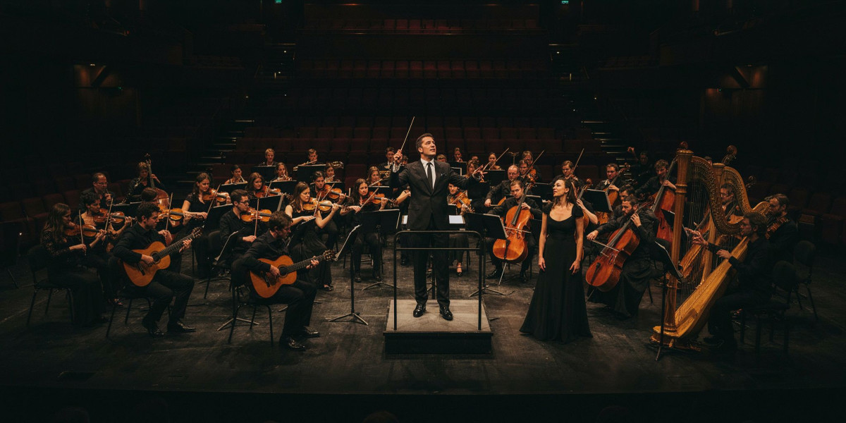 Thomas Adès; Members from The Hallé Orchestra; Sean Shibe; Anna Dennis, photo 1