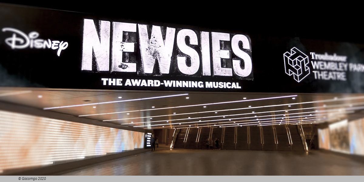 8 - 31 May 2024 Newsies The Musical (Troubadour Wembley Park Theatre) schedule & tickets