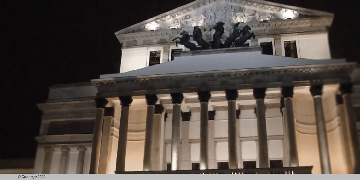 Performance on the stage of Warsaw Grand Theater