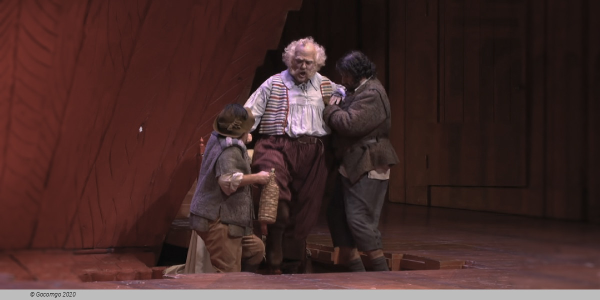 Scene 1 from the opera "Falstaff"