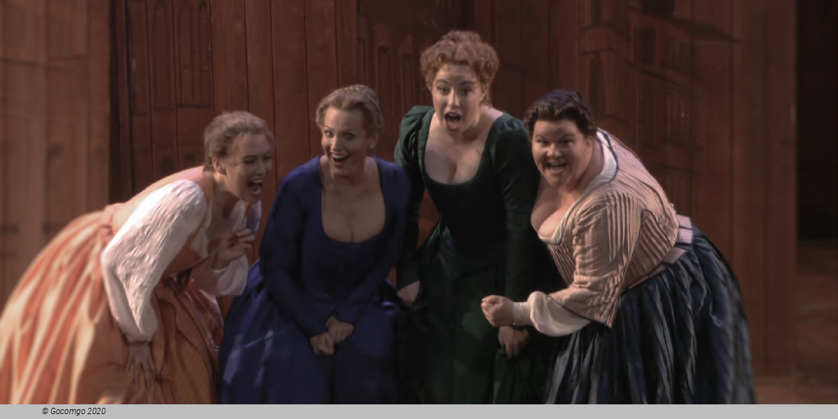 Scene 2 from the opera "Falstaff"