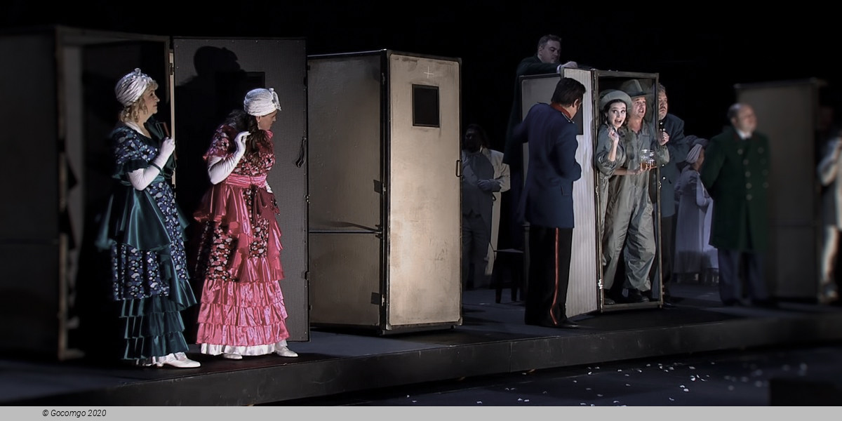 Scene 3 from the opera "Dead Souls"