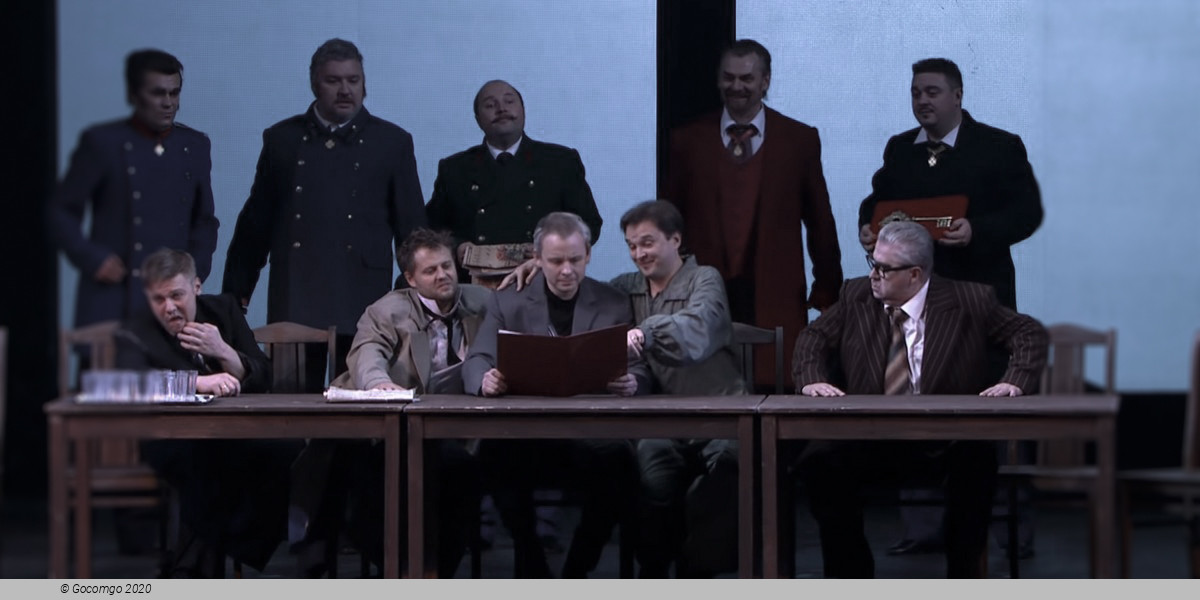 Scene 4 from the opera "Dead Souls"