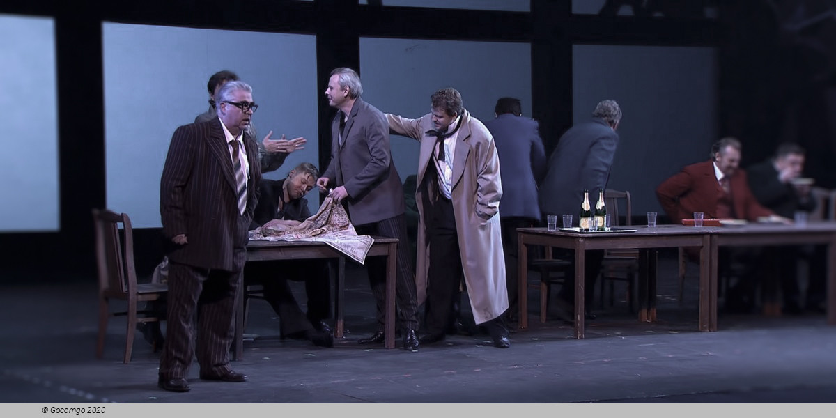 Scene 5 from the opera "Dead Souls"