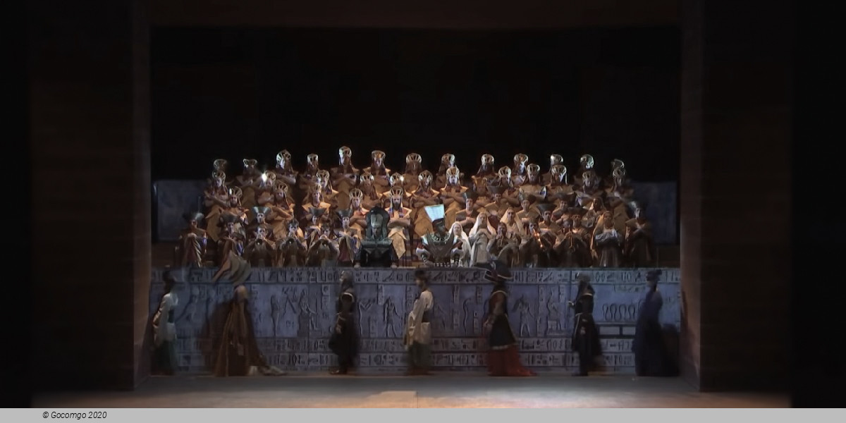 Scene 1 from the opera "Aida"