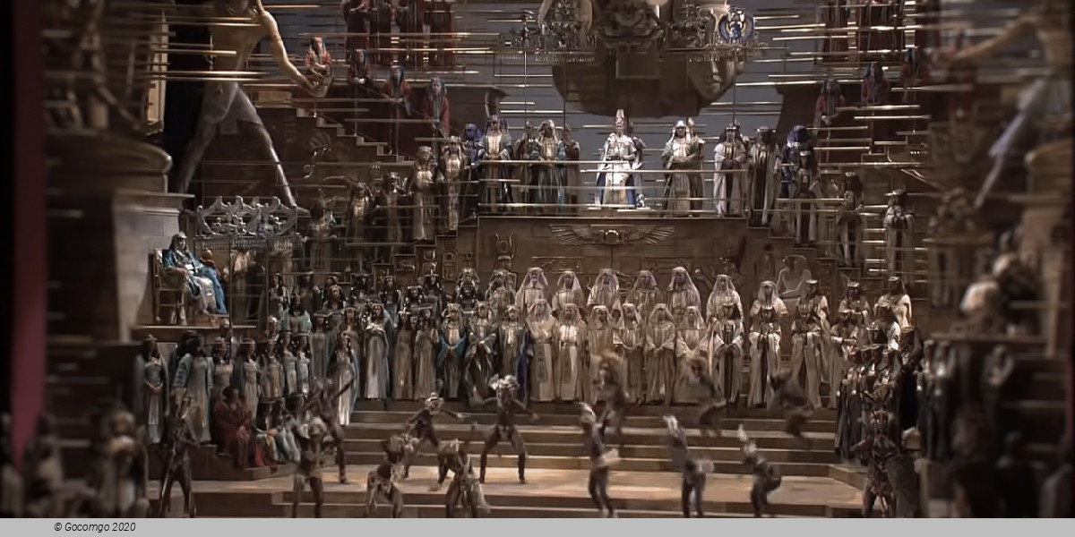 Scene 5 from the opera "Aida"