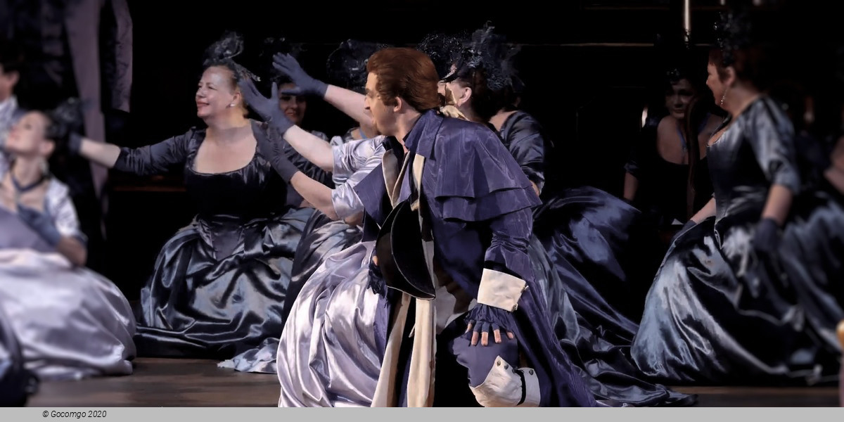 Scene 3 from the opera "Un Ballo in Maschera"