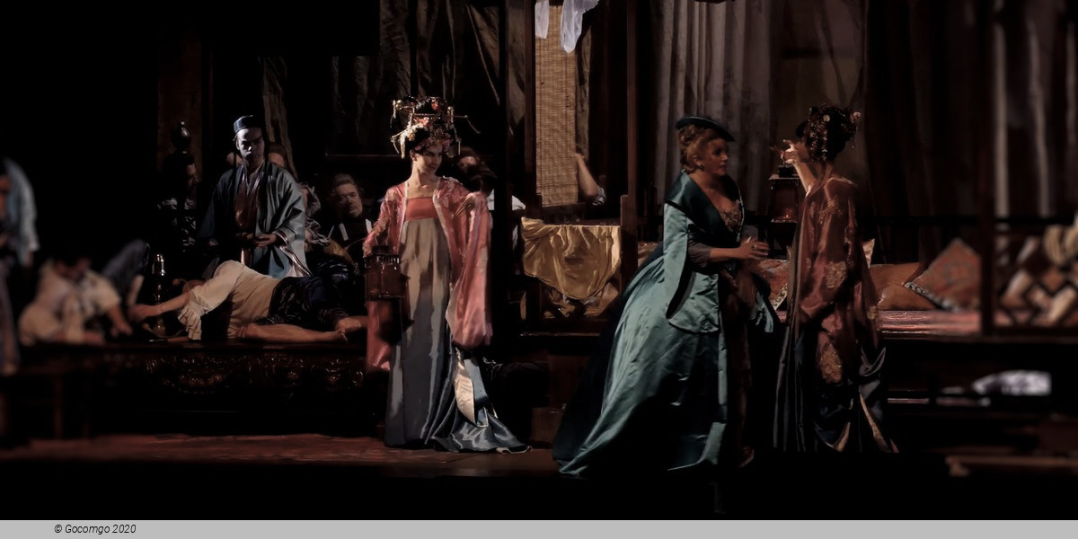 Scene 12 from the opera "Un Ballo in Maschera"