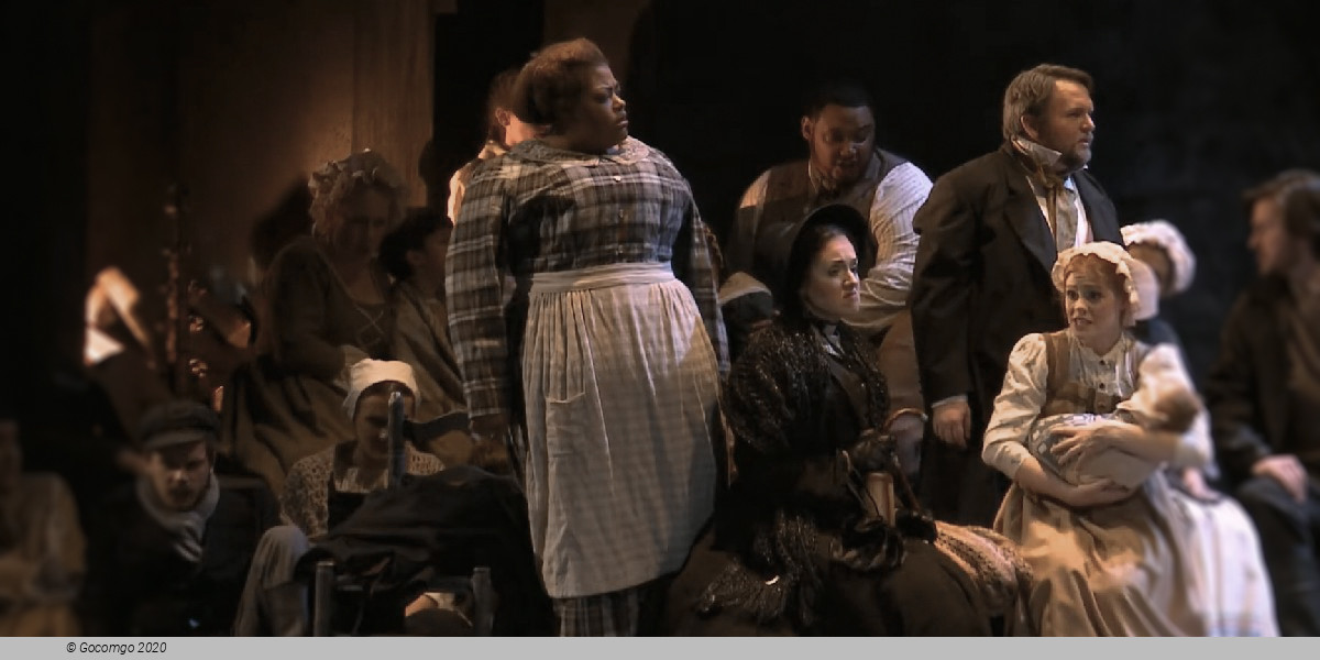 Scene 1 from the opera "Peter Grimes"