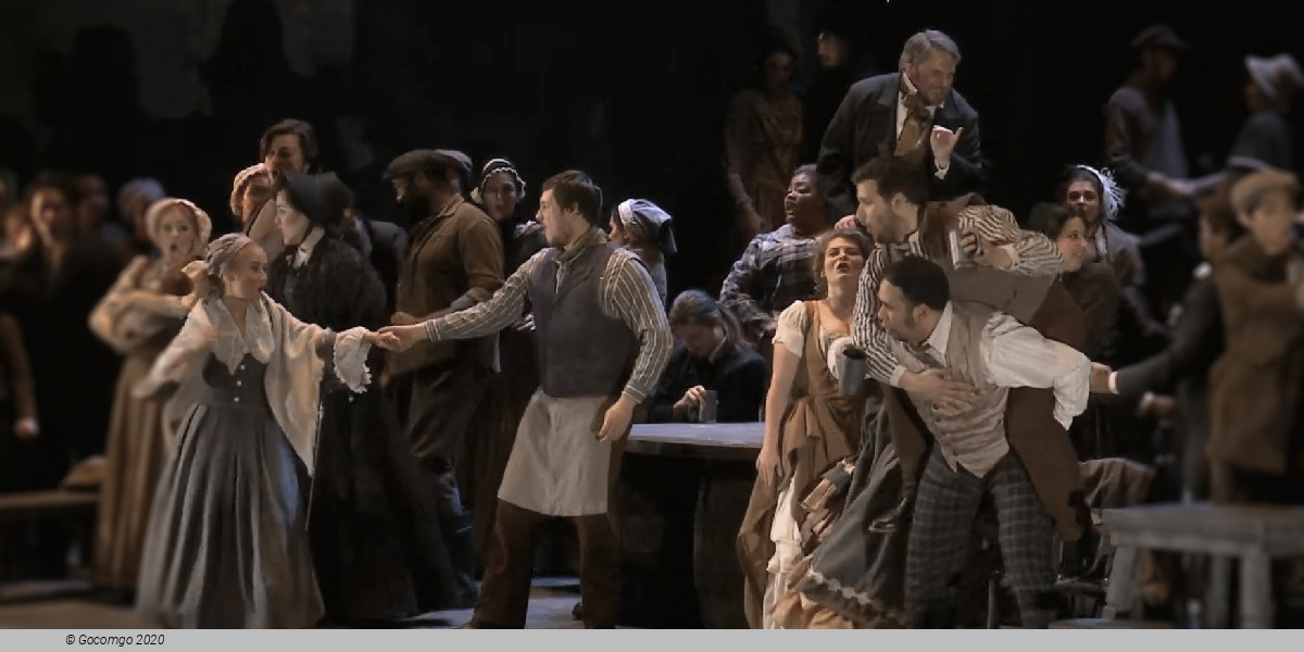 Scene 3 from the opera "Peter Grimes"