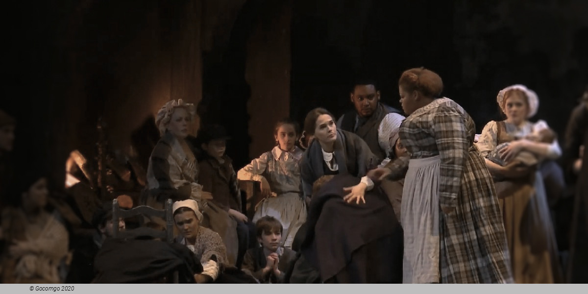 Scene 5 from the opera "Peter Grimes"