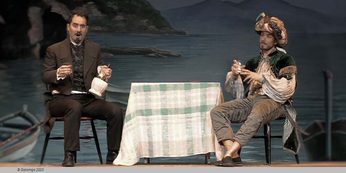 Scene 6 from the opera "Il turco in Italia"