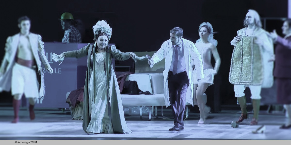 Scene 4 from the opera "Il viaggio a Reims"