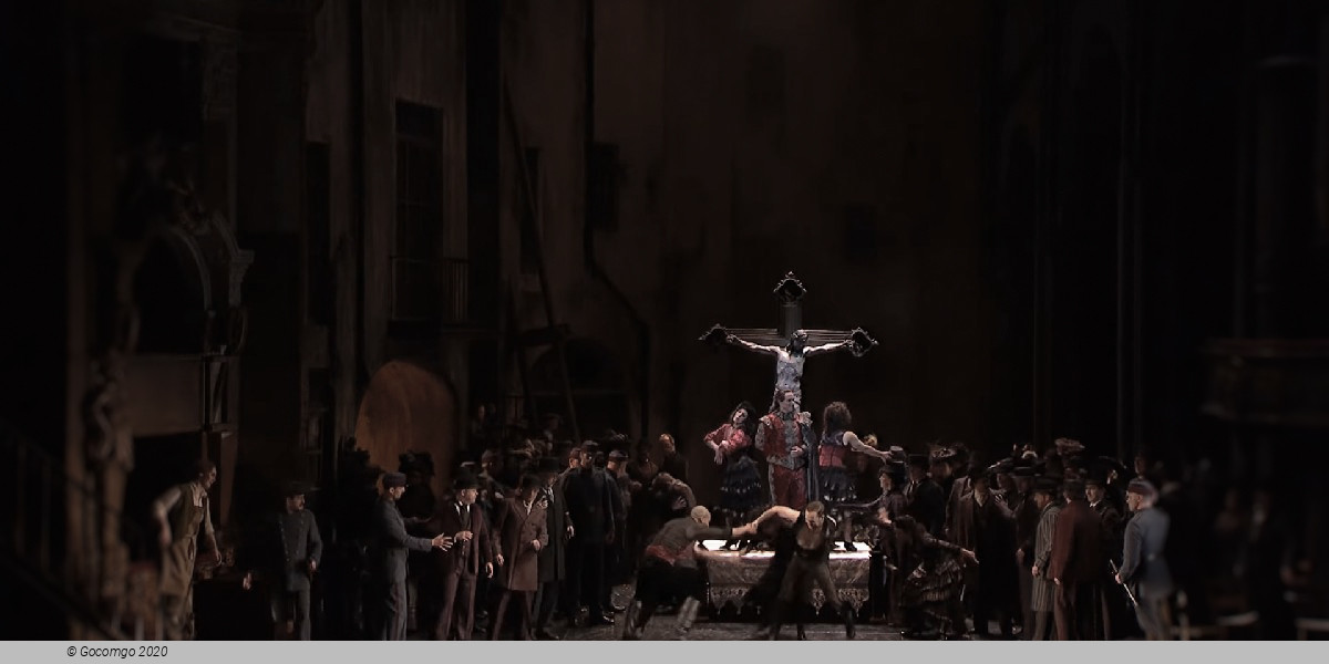 Scene 3 from the opera "Faust"