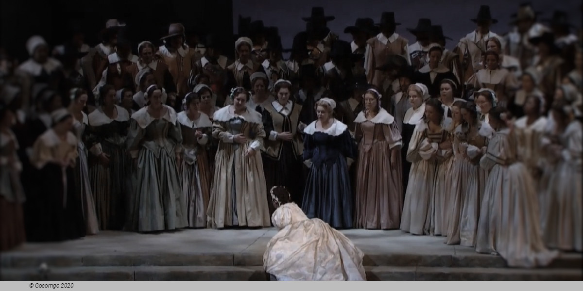 Scene 1 from the opera "I Puritani"