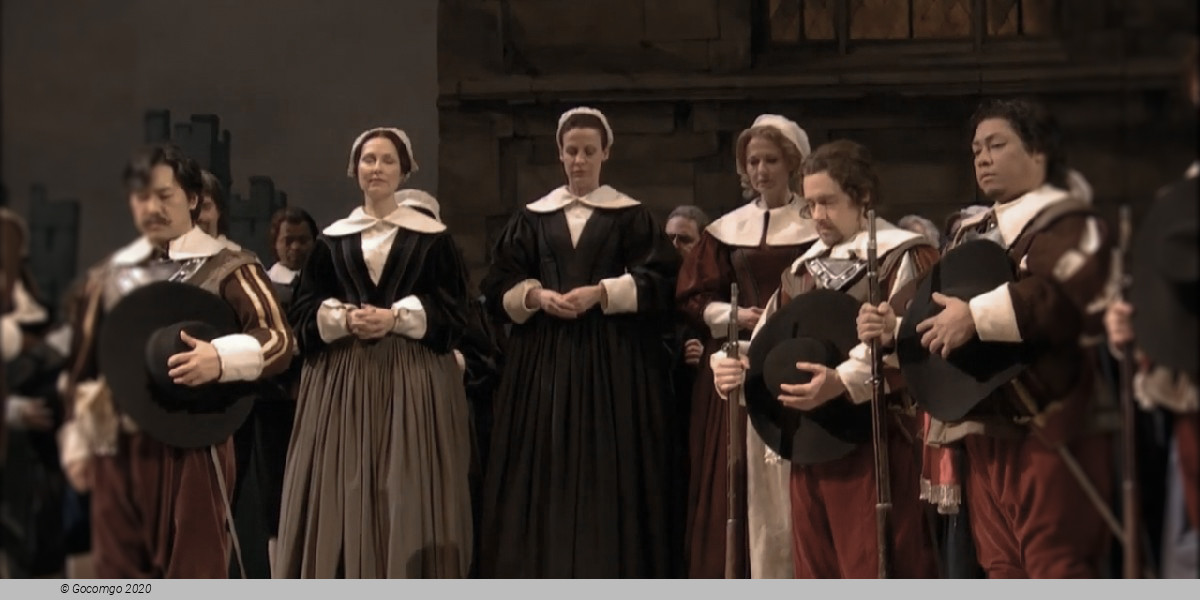 Scene 4 from the opera "I Puritani"