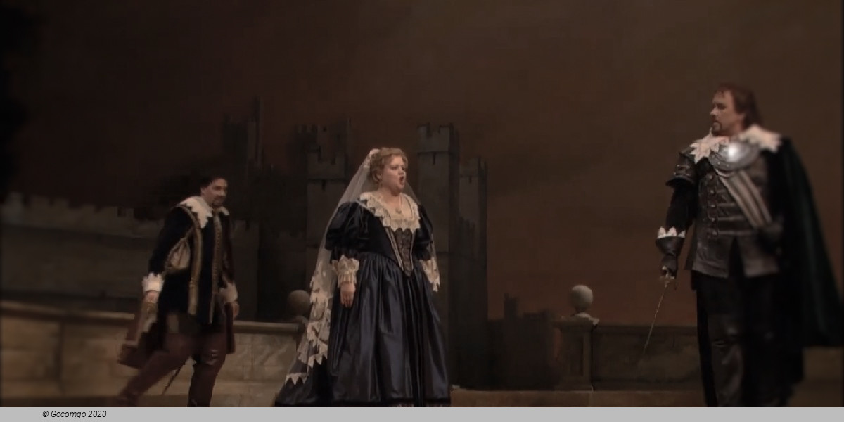 Scene 8 from the opera "I Puritani"