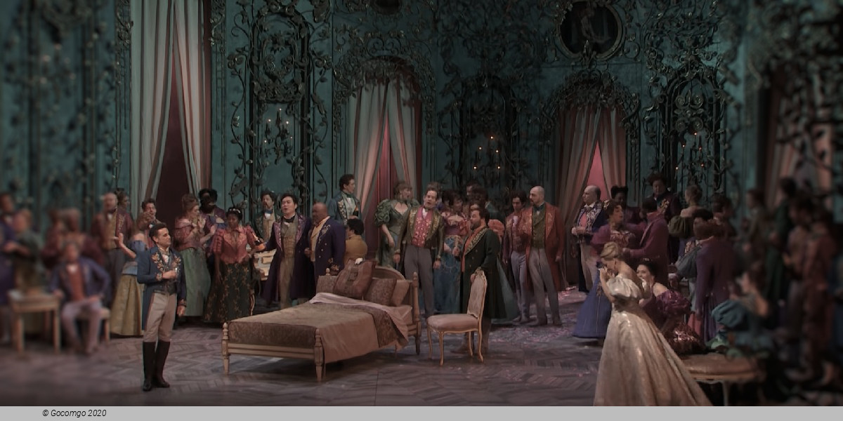 Scene 1 from the opera "La Traviata"