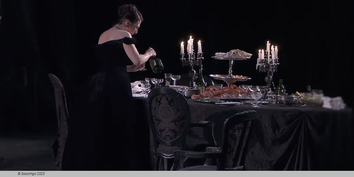Scene 6 from the opera "La Traviata"