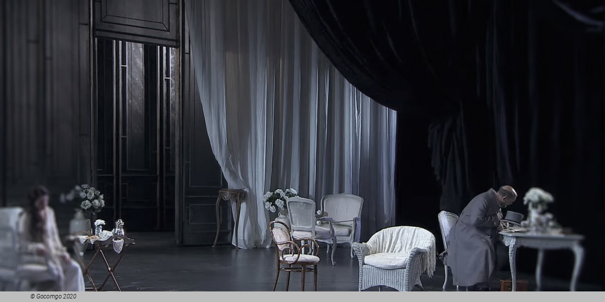 Scene 7 from the opera "La Traviata"