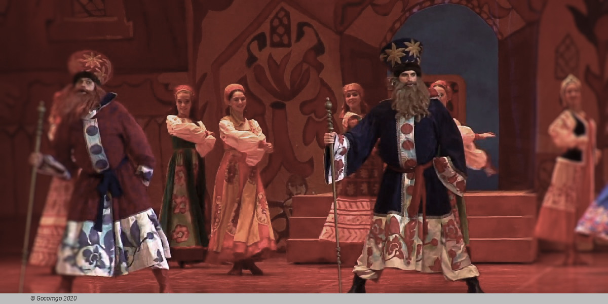 Scene 5 from the opera "The Golden Cockerel"