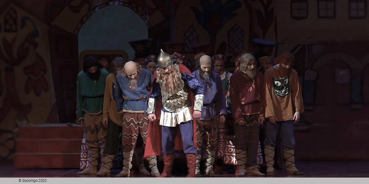 Scene 7 from the opera "The Golden Cockerel"