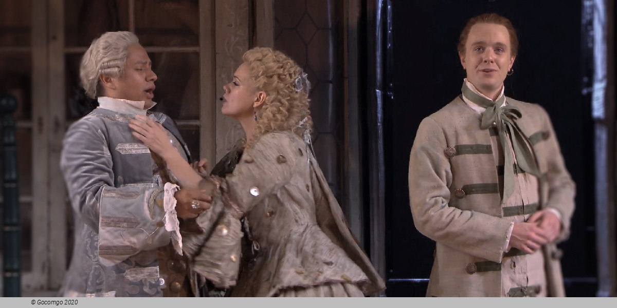 Scene 10 from the opera "The Barber of Seville"