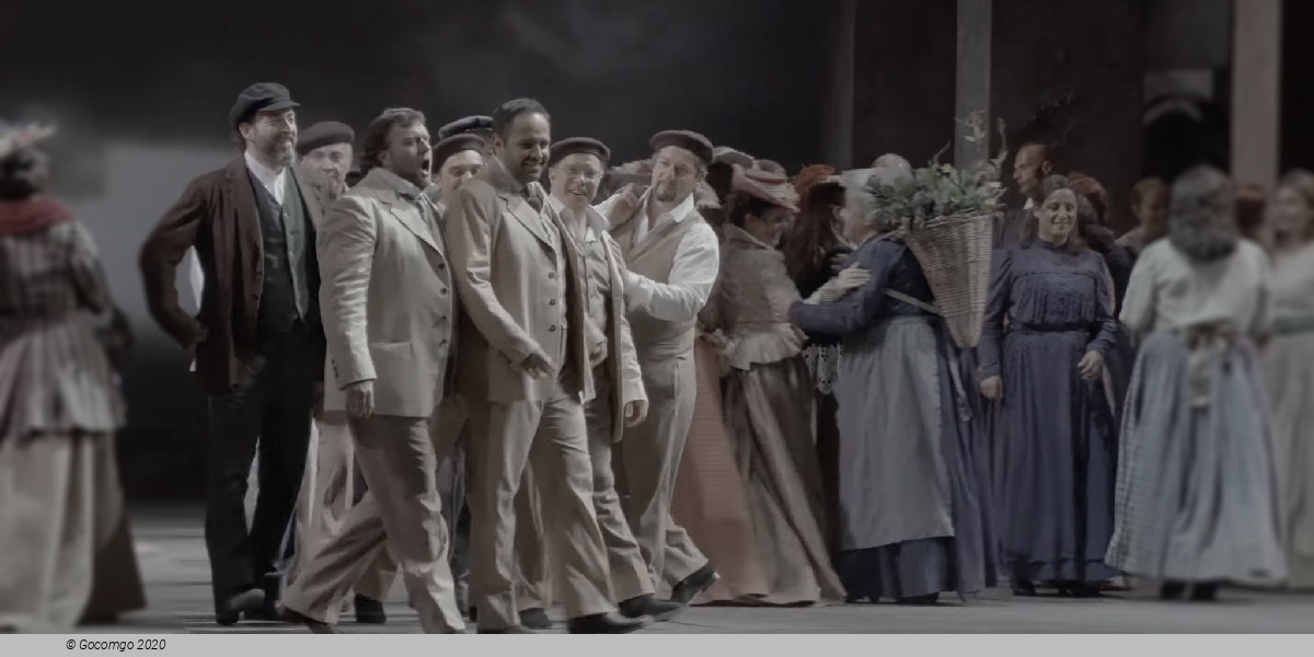 Scene 3 from the opera "Manon Lescaut"