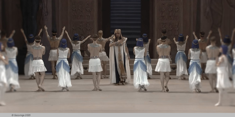 Scene from the ballet "The Pharaoh's Daughter"